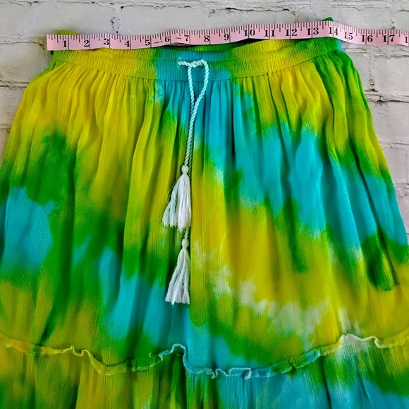 Vibrant Tie-Dye Maxi Skirt - Picture 3 of 5